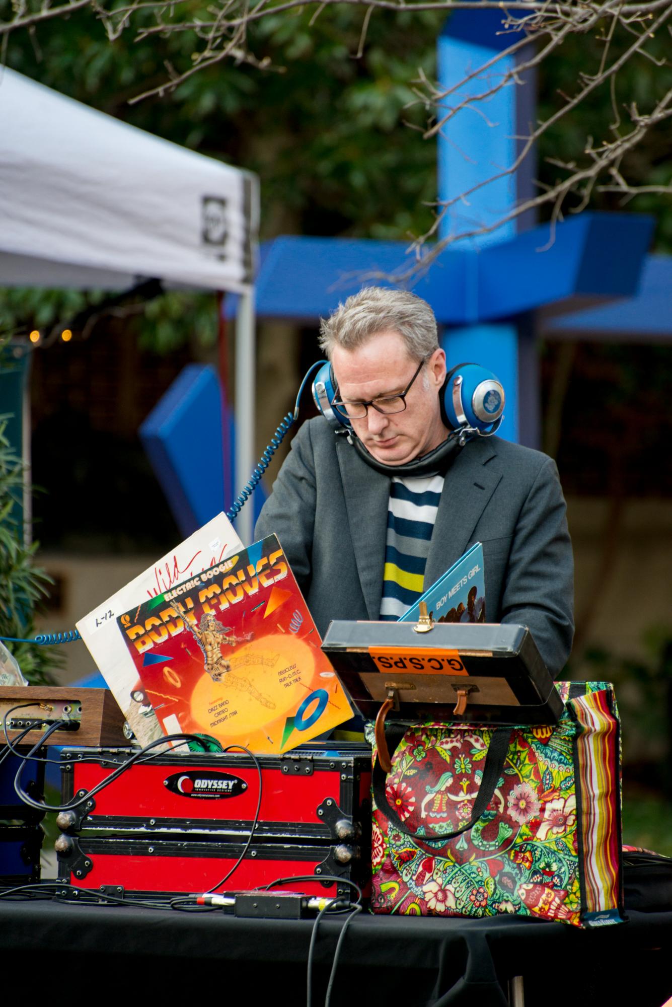 dj at arts and draughts in march 2018
