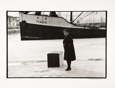 "Mourning Woman Awaiting Steamer"