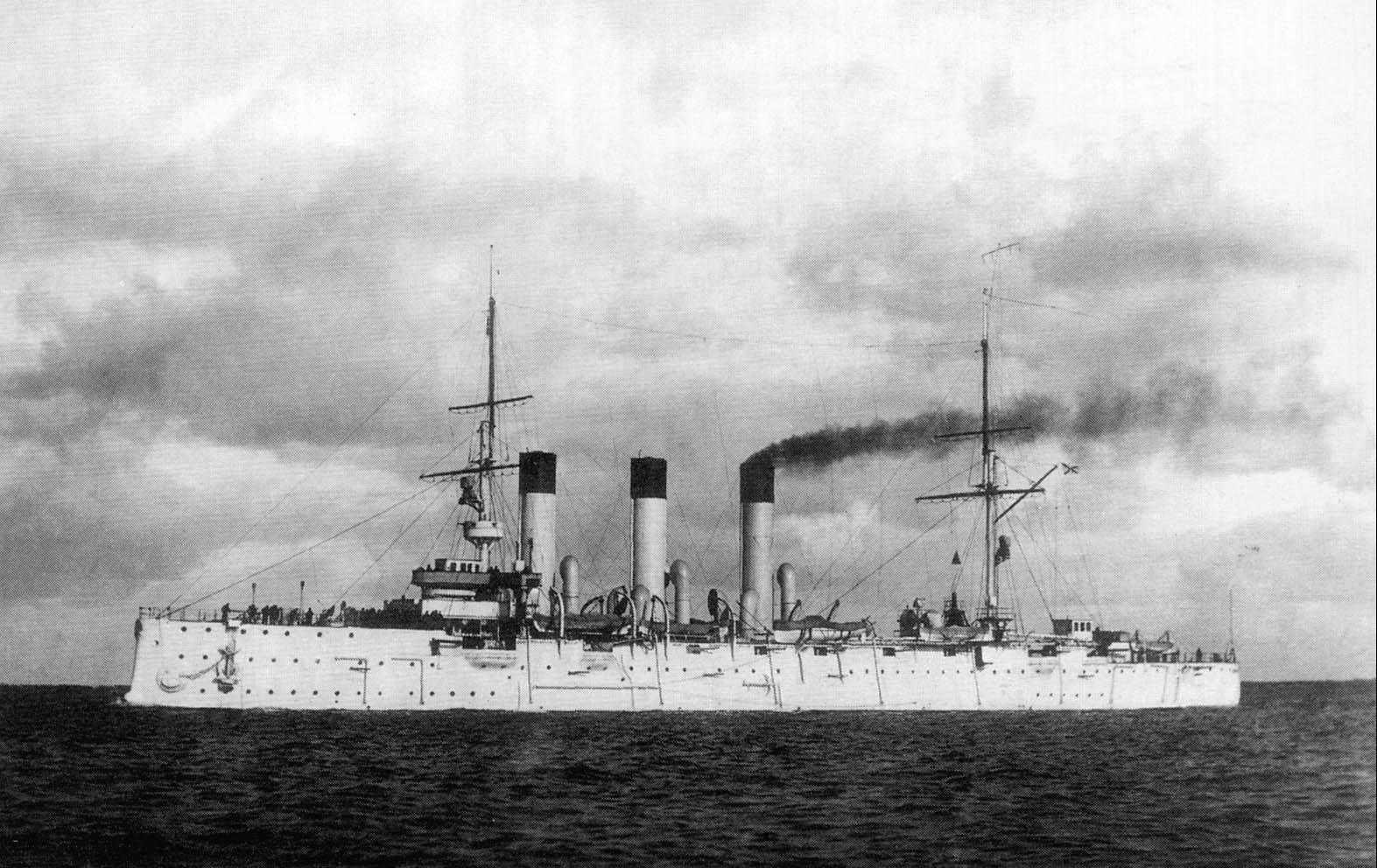 The Russian cruiser Aurora