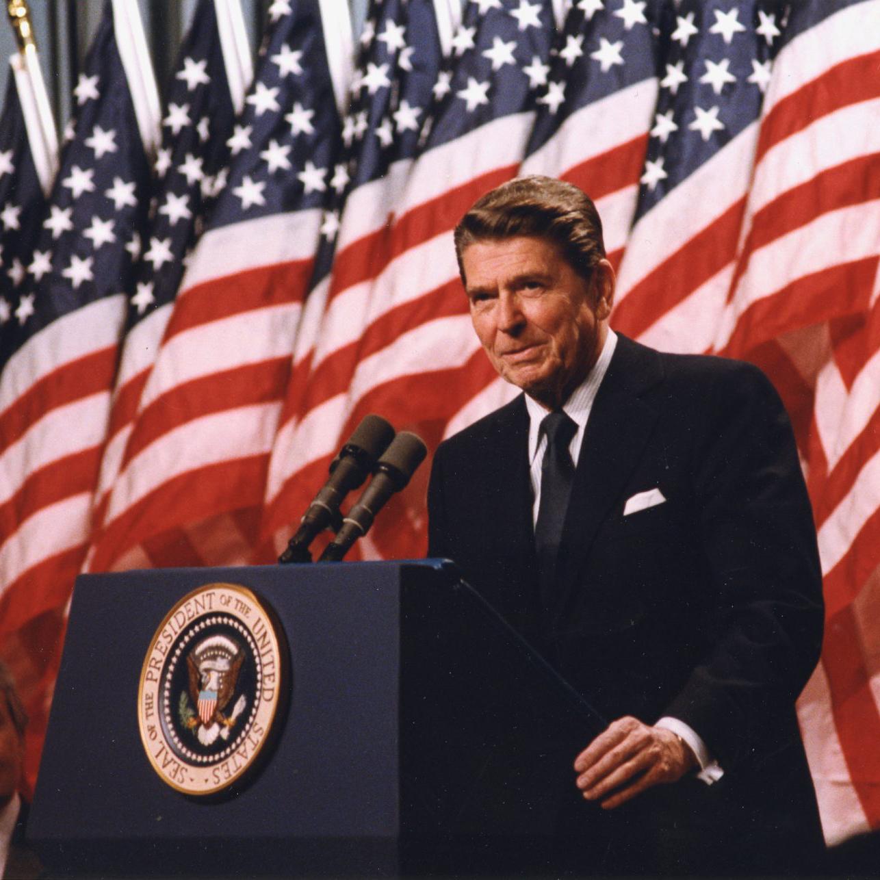 40th President of the United States Ronald Reagan